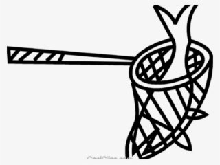 Picture Black And White Fishing Free On Dumielauxepices - Fish In Net Clipart #4608273