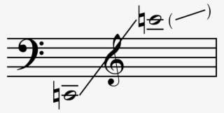 Range Of Horn - Bass Clef #4608540