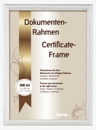 "oregon" Wooden Frame, White, 21 X - Hama Rámeček Dřevěný Oregon, Bílá, 21x29,7cm #4610455