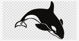 Download Hand Silhouette Png Clipart Clip Art Illustration - Killer Whale Cartoon Png #4610721