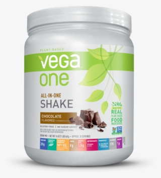 Vega One® All In One Shake - Vega One All-in-one Nutritional Shake, Chocolate, 16 #4612172