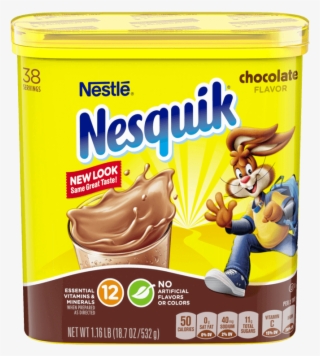 Nesquik® Chocolate Medium Powder - Nesquik No Sugar Added #4613044