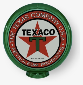 5″ Gas Pump Globe Texaco Red - Texaco Oil #4613185