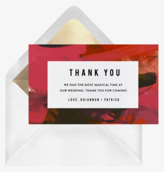 Modern Affair Thank You Note - Envelope #4614312