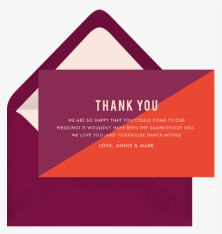 Color Slice Thank You Note - Sign #4614322