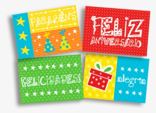 Convite Feliz Aniversário Com 8 Unidades Festcolor #4616163