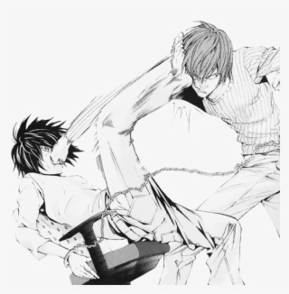 Obviously Both Shouldn't Have Physically Hurt Each - L And Light Fight Manga #4619105
