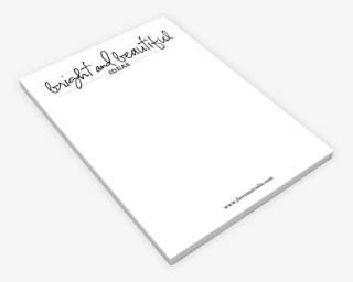 A6 Notepad Bright & Beautiful - Jimmie Durham #4621234