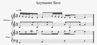 Keymaster Llave Sheet Music For Piano, Percussion Download - Music #4621378
