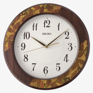 Seiko Wall Clock (47.5 Cm X 47.5 Cm X 5 Cm, Brown) #4622023