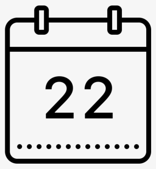 The Logo Is A Calendar Shape - Icon Zeitraum #4622471