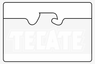 Tecate Logo Black And White - Line Art #4623212