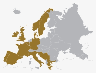 A Consortium Of 23 Institutions, With Ccmar As Coordinator - Europe Map Vector #4623807
