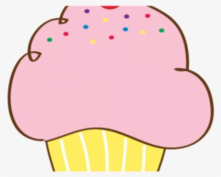 Cupcake Clipart Pink - Dibujo De Cupcake Para Imprimir #4624110