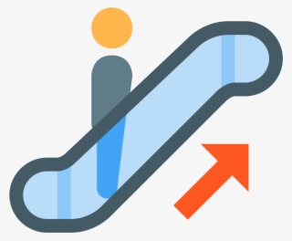 Escalator Up Icon - Escaleras Electricas Icon Png #4624176