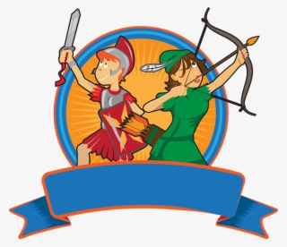 Warrior, Sword, Badge, Armor, Weapon, Knight, Shield - Nail Cartoon For Coloring #4625154