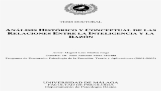 Anlisis Histrico Y Conceptual De Las Relaciones Entre - Document #4625994