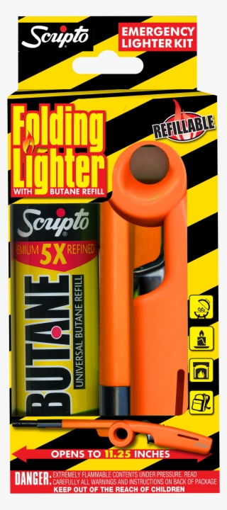 Folding Emergency Image - Scripto Refill, Universal Butane - 2.44 Fl Oz #4627259