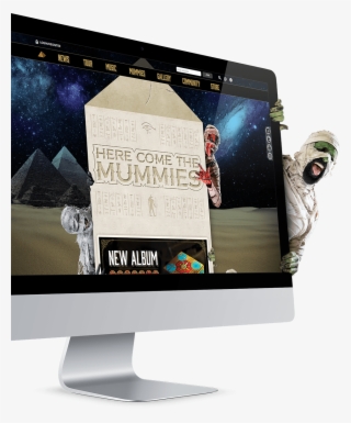 Here Come The Mummies - Computer Monitor #4630739