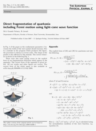 First Page Of The Article - Document #4631180