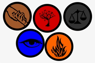 Divergent Svg's - Abnegation Faction Pin Button #4631463
