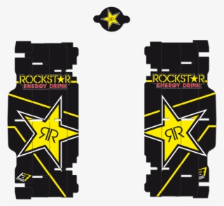 Blackbird Racing Rad Louver Stickers Rockstar Energy - Graphic Design #4631992