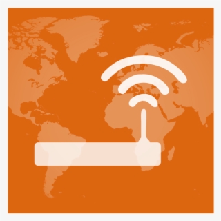 Wifi - Indigo World Map Passport Holder (indigo) #4633817