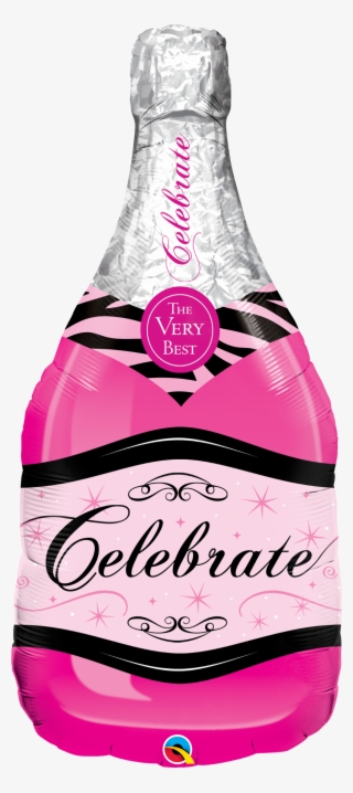 Pink Champagne Bottle Balloon #4634030 Pink Champagne Bottle Balloon #4634030