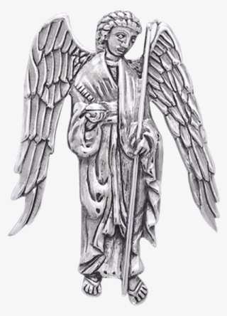 Picture Stock Archangel Drawing Knight - Archangel Raphael Black And White #4634088