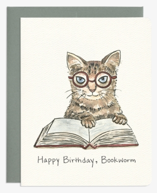 Bookworm Birthday Card - Happy Birthday Bookworm #4634614