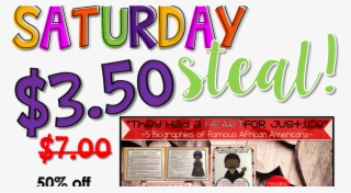 50% Off Black History Month Biographies - Poster #4636287