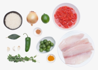 Tilapia Veracruzana With Yellow Rice - Natural Foods #4636288