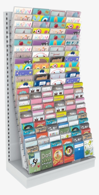 25 Tier Greeting Card Bay - Gondola Greeting Card Displays #4636488