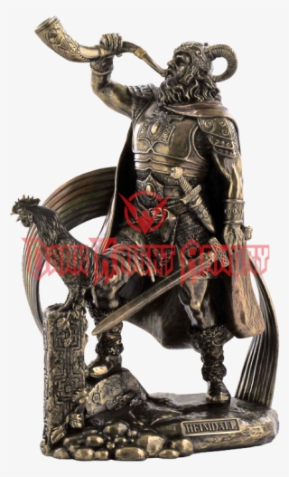 Norse God - Heimdall Statue - Norse God Heimdall Bronzed Finish Statue By Veronese #4636685