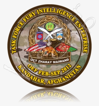 Task Force Fury Intelligence Enterprise - 1st Battalion 508th Parachute Infantry Regiment Coin #4637110