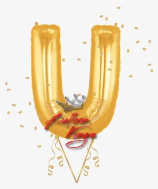 Gold Letter U #4638196