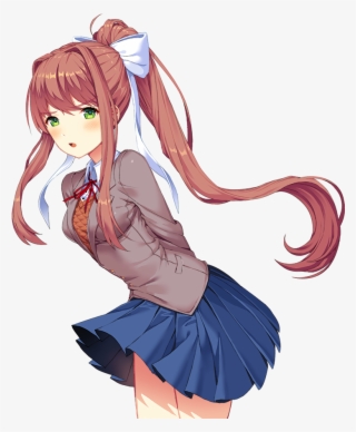 Monika Doki Doki Literature Club Png - Doki Doki Literature Club ...