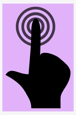 This Free Icons Png Design Of Touch Push Finger #4638775