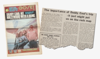 "we Need An Overseas Success And Daddy Cool Is Supplying - Flyer #4638886