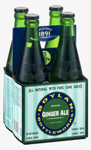 Boylan Bottleworks Ginger Ale - 4 Pack, 12 Fl Oz Bottles #4641839