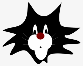 Curly Mustache Cliparts 24, Buy Clip Art - Black Cat Splat Tote Bag #4642158