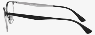 Rx6421 Glasses In Black On Silver - Ray Ban Eyeglasses Rx6421 #4644435