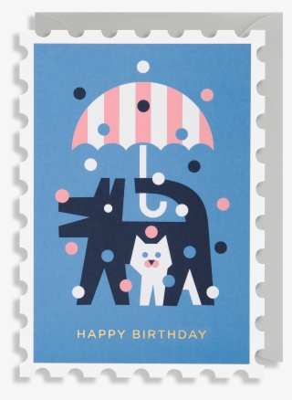 Happy Birthday With Cat Border #4645040
