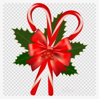 Crutch Clipart Ribbon Candy Crutch Christmas Day - Christmas Day #4645354