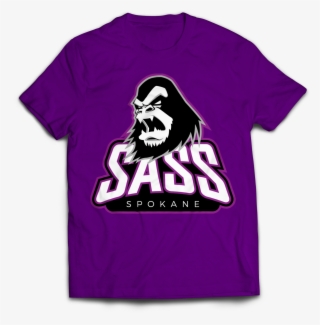 Purple Shirt With Sass Logo - Vintage Hot Boys Shirt #4650346