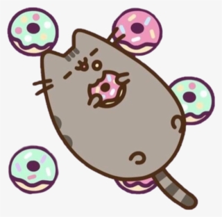 Pusheen Donut Doghnut Doghnuts Cute Tumblr Kawaii Push - Pusheen Donut #4651986