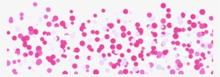 Hand Painted Rose Red Watercolor Dot Png Transparent - Pink Blue Confetti Border #4652104