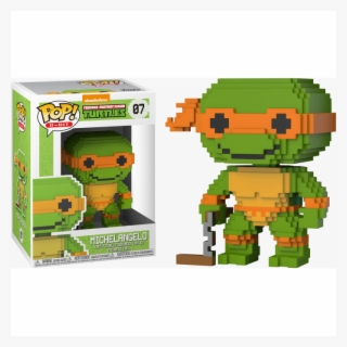 Figure Funko Pop 8-bit Michelangelo The Teenage Mutant - Baxter Stockman - Pop! Vinyl Figure #4655941