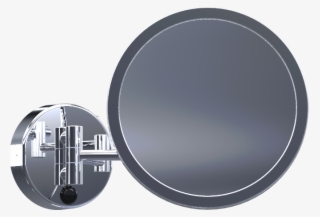 This Unlighted Double Arm Round Wall Mirror Features - Circle #4658087