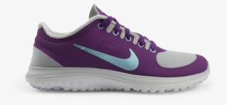 Nike Women's Fs Lite Run Running Shoes Platinum/grape - Sports Shoes #4662106